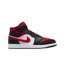 조던 1 미드 블랙 파이어 레드 조단 1 Mid Black Fire Red