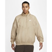 나이키 남성 언라인드 우븐 아노락 나이키 스포츠웨어 윈드러너 베이지