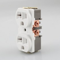 하이파이 고 2pcs audiocrast us ac 이중 콘센트 벽 콘센트 전원 분배기, us03