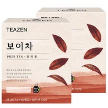 티젠 보이차 40T X 2개, 1개