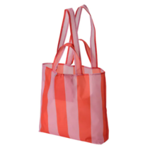 이케아 슁케 장바구니(옐로 그린핑크 블루그린 고양이패턴 택), 1개, 레드