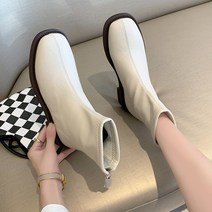 윙팁워커 홍콩 소프트 가죽워커힐 여성 겨울 가을 어텀 리얼가죽 인싸템 핫한 싱글 플랫 슬림 숏부츠 3988123453