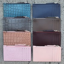 ROYALTEN [천연소가죽] 지퍼 카드 동전 명함지갑