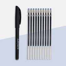 사루루 기화펜 1p + 리필심 10p 부작용 없는 회독펜 순삭펜 0.5 0.38, 리필심 0.5mm