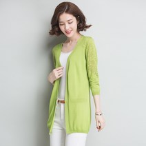 여자가디건 여름 자외선차단 7부 인싸 하프카디건