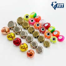참돔 타이라바 헤드 채비 모음, 70g, C.크랙 lime