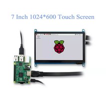 작은모니터 1024x600 울트라 hd 디스플레이 7 인치 tft lcd 터치 스크린 패널 미니 pc hdmi 모니터 usb 드라이버 지원 라즈베리 파이 22, IPS 모니터
