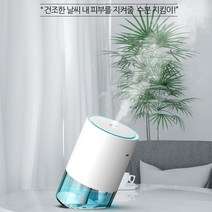 비바엔젤 충전식 사선가습기 휴대용 사무실 탁상용 책상 무선 미니 USB 차량용가습기 무드등 가습기, 클레오 충전식 사선가습기-핑크