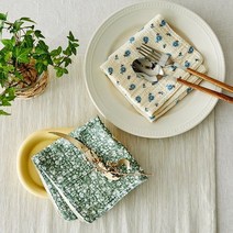 모던하우스 천호점 리빙 L 도톰한 4중지 살림 거즈행주 2P_그린_NK3822004, 그린