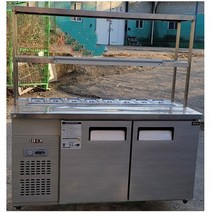 업소용 유니크 토핑냉장고 뒷줄밧드 상부선반 1500x700x800