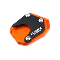 오토바이 부품 혼다 용 CBR500R CB 2013-2022 오토바이 CNC 킥 스탠드 풋 사이드 확장 패드 서포트 플레이, 16 CBR500R Orange