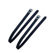 승마헬멧 승마장 훈련 보호 충격 말타기 제주도 모자 복장 박차 스트랩 긴 승마 가죽 스포츠 액세서리 야외 내구성 솔리드 버클 장비, 검은색