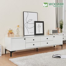 우아미가구 모노 라비에 1800 거실장 티비다이 BR5010 착불, 그레이