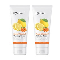유가든 파워 비타민C 화이트닝 톤업 크림 50ml 2개, 50ml+50ml