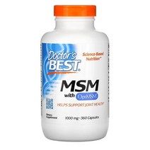 닥터스베스트 MSM 옵티MSM 1000mg 360정, 1개, 1000mg 360식물성캡슐