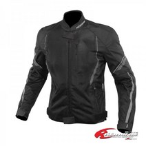 [코미네 KOMINE] JK-146 Protect Half Mesh Jacket 프로텍트 하프 메쉬 자켓, BLACK