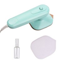 프레스 기 열 불도장 열전사 필름 머그컵전사 다리미 휴대용 미니 의류 다리미 열 프레스 기계 티셔츠 인, 04 Light Green_03 EU