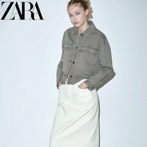 ZARA 여성 자수 셔츠 재킷 봄 캐주얼자켓 간절기 아우터 8372038 802
