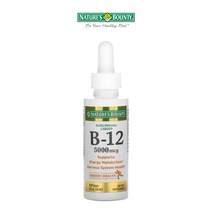 네이처바운티 비타민 B12 5000 mcg 59ml 소르비톨 솔비톨 소비톨 Sublingual Liquid, 1개
