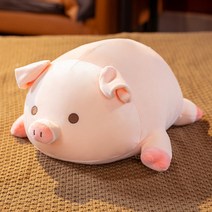 아기돼지 귀여운 돼지 뽀글이 침대 쿠션 슈퍼 소프트 녀 공룡 고양이 인형 어린이 빅 사이즈 곰인형 모찌 돼지, 옵션04, 50센티미터(점주 추천, 피규어 주문)