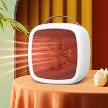 미니 히터 500W 사무실 난로 가정용 욕실 난방기 온열기 전기 캠핑 팬 PTC 온풍기, 220V, 화이트
