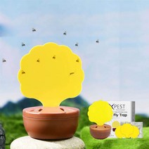 날파리 초파리 퇴치 트랩 유인제 끈끈이, 2셋트/유인제, 6개