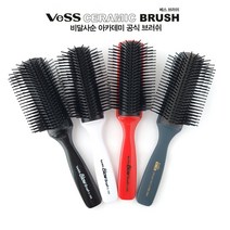 베스브러쉬 덴맨브러쉬 VESS 프로2000 볼륨브러쉬 하프롤빗, C150 화이트