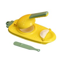 만두 기계2in 1 만두 금형 스킨 롤링 반죽 노동 절약 주방 기계 래퍼 메이커 도구, 07 Yellow B, 07 Yellow B