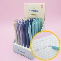 1000 캠퍼스 슬림 소프트 샤프 36개입 1박스 - 가볍고 소프트한 그립감 파스텔톤