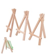 철제이젤 액자거치대 대형 철제다리 1Pc 미니 우드 아티스트 삼각대 그림 사진 엽서 디스플레이 홀더 프레