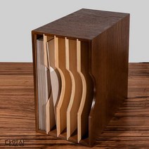 LP장 CD 수납장 보관함 원목 레코드 진열대 장식장 선반 거치대, CD 보관 랙