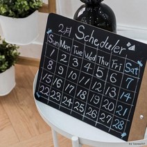 미니칠판스티커시트 부착 미니화이트보드 시트지 잘라서쓰는 메모판접착지 간편부착, 블랙 보드