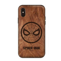 아이폰12맥스미니프로 pro max 투명젤리우드미러 카드케이스, 스파이더맨