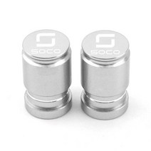 외장부품 슈퍼 소코 범용 일년 내내 바이크 오토바이 알루미늄 타이어 밸브 캡, Silver