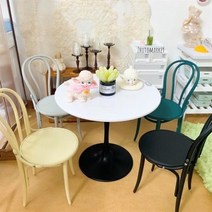 미앤하우스 테이블 육일돌 가구 육일돌 소품 인형가구 인형의자 미앤하우스 돌하우스 가구 미니어쳐, [신상입고]블랙