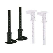 4피스 150mm/6인치 더블 스케일 버니어 캘리퍼 미니 플라스틱 눈금자 슬라이딩 게이지 측정 도구 눈썹 영구 메이크업 학생 학교 사무실