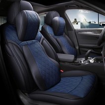 All -Leather Seat Cover 차량시트 카시트대여 통풍시트시공, 와인레드_맞춤형 5 개의 메모리면 버전