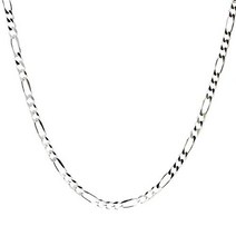 일본게르마늄 야구선수 목걸이 실버 원 925 실버스테인리스 피가로 체인 228, 실버 (폭 10mm 두께 2mm), 55.0 센티미터