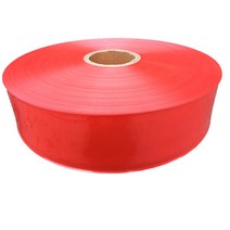 수제 메이커 식품 등급 빨간색 플라스틱 소시지 케이싱 5M x 50mm 기계용 살라미 껍질 메이커 핫도그 도구, 한개옵션0