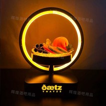 LED쟁반 클럽 홈파티트레이 샴페인 과일 라운지 양주, N