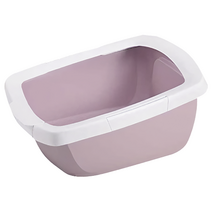 아이맥 고양이 화장실 퍼니 평판형화장실, BIANCO/ROSA CHIARO