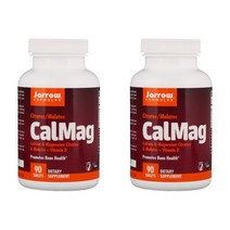 재로우포뮬라 칼슘 마그네슘 CalMag Malates 90정 X2팩, 90개, 1개