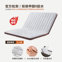 B야자섬유 3cm패드 2단 접이식 매트리스 단단한 갈색 하드 매트, H. type 8_단일상품