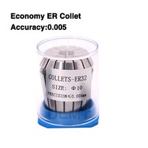 1PC 0.005MM 0.008MM AA ER11 ER16 ER20 ER25 ER32 스프링 콜렛 척 고정밀 조각 기계 스핀들 CNC 가공, [64] ER32-10mm, [02] 1PCS 0.005MM