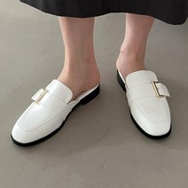 여자 오피스룩 캐주얼 모던룩 벨트단화 슬리퍼