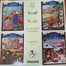 6714.LP음반 . I MUSICI performed FELIX AYO violon plays:VIVALDI 사계 LE QUATTRO STAGIONI) .음반.가요 중고 팝 클래식 라이센스