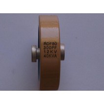 RDF80 300PF 12KV 40KVA 라운드 도자석 고주파 기계 고전압, 한개옵션0