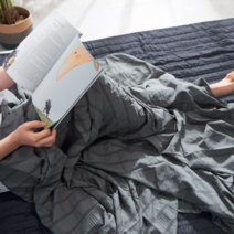 인견필 홑이불 차콜(D/Q)_시원한 린넨홑이불 냉장고, 본상품선택