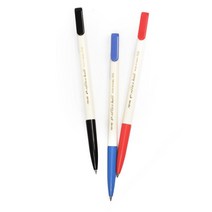 자바펜 e-오피스 볼펜 0.7 mm, 적색, 36개