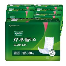 디펜드 에이플러스 일자형 패드 30매x6팩 속기저귀, 30매입 x 6팩, 30개입